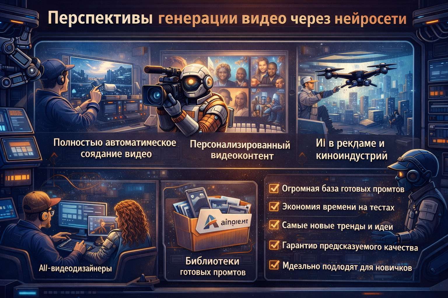 Перспективы генерации видео через нейросети