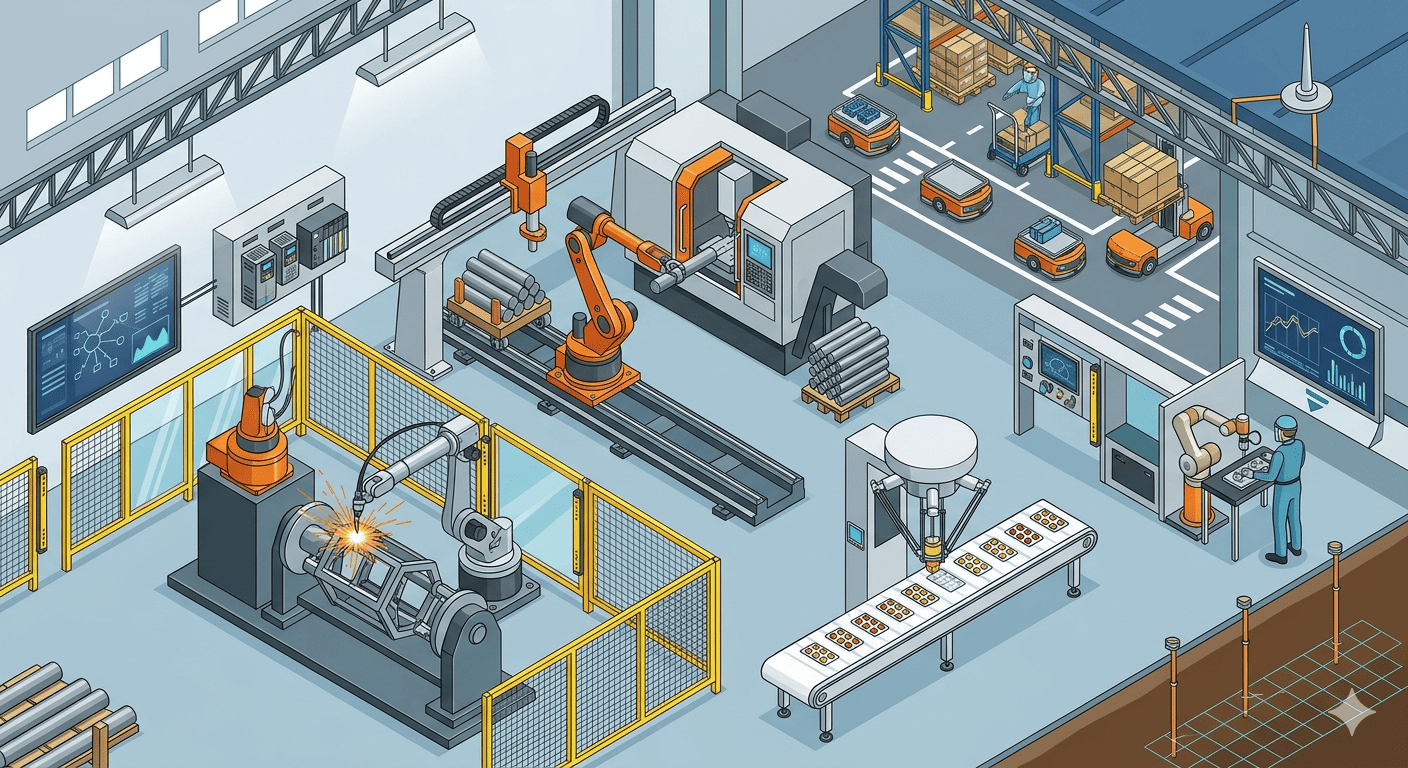 Компания «Альянс-Автоматика» - профессиональные услуги по внедрению роботизированных комплексов для предприятий