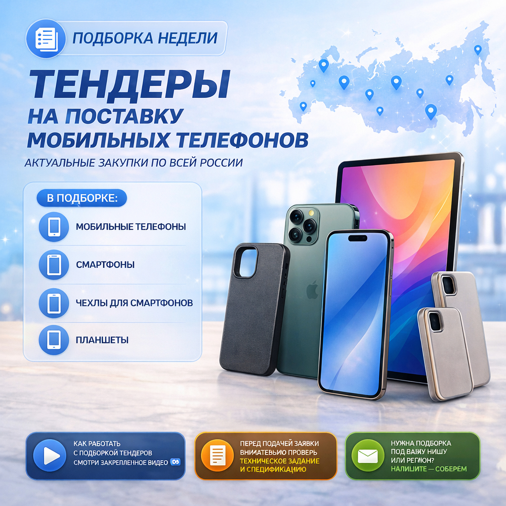Поставка смартфонов ТЕНДЕРКАПИТАЛ