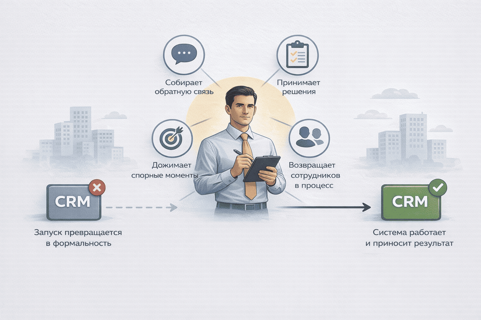 Как CRM сделать работающим инструментом