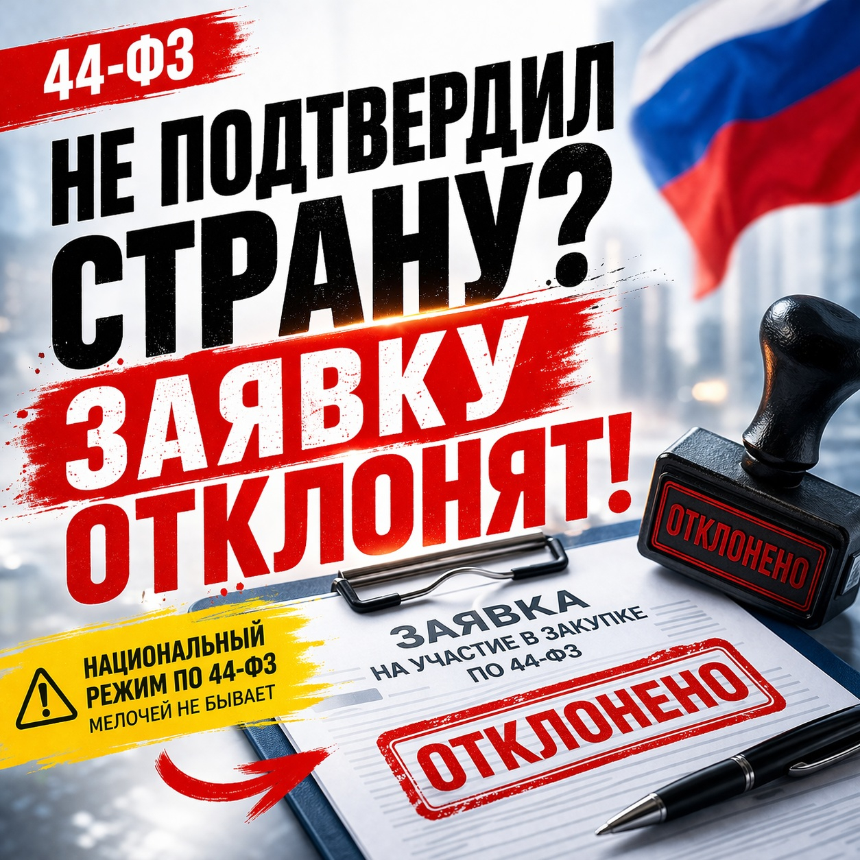 Национальный режим 44-ФЗ ТЕНДЕРКАПИТАЛ