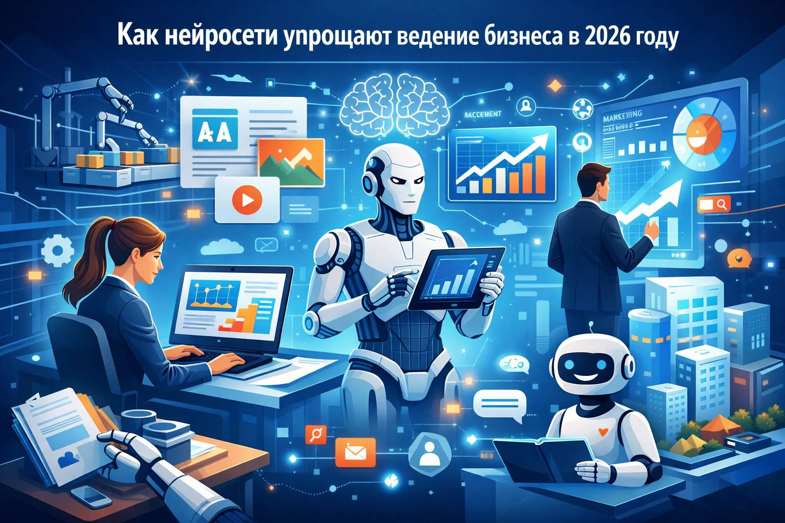 Как нейросети упрощают ведение бизнеса в 2026 году
