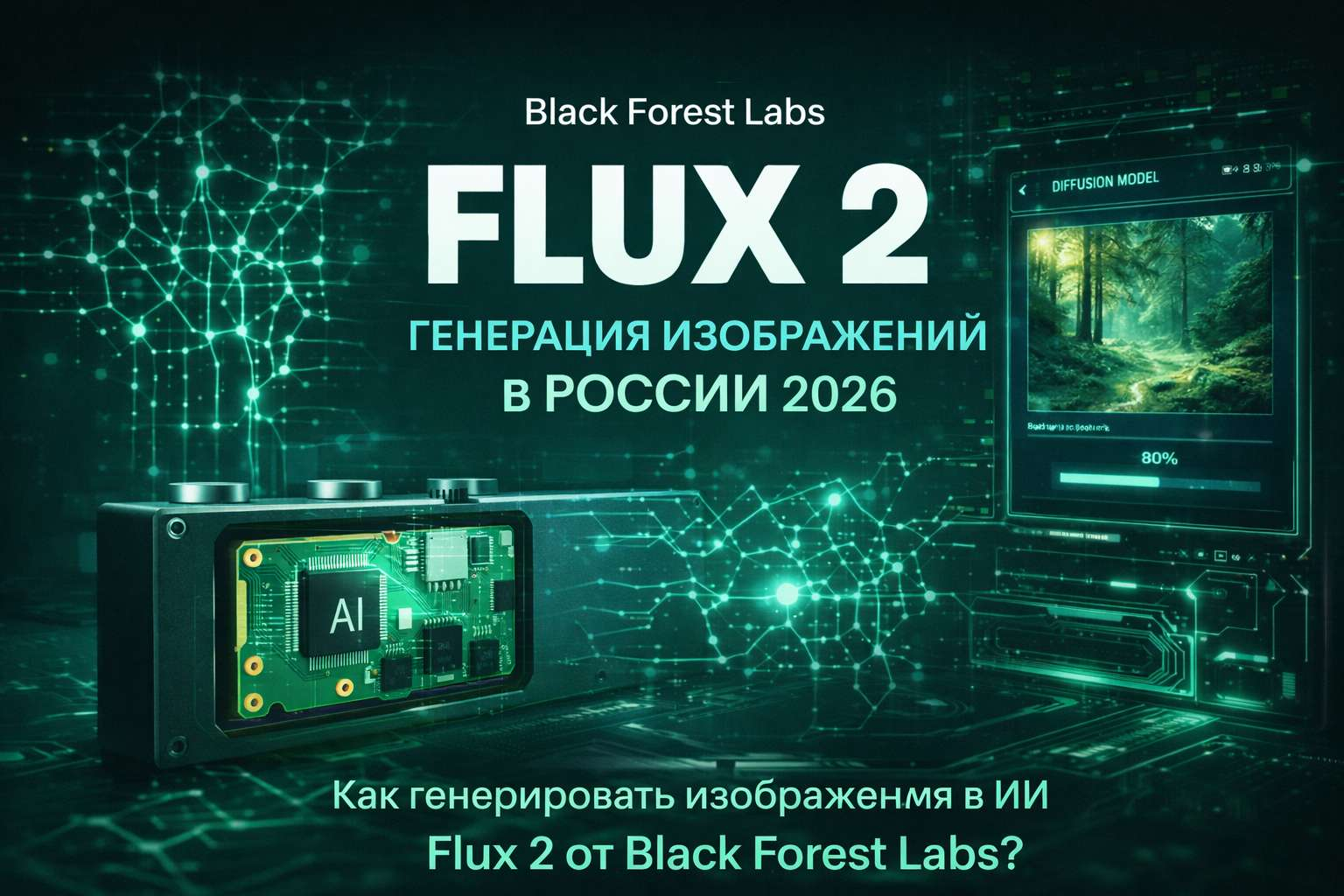 Нейросеть Flux 2 от Black Forest Labs - современная архитектура генерации изображений в 2026 году