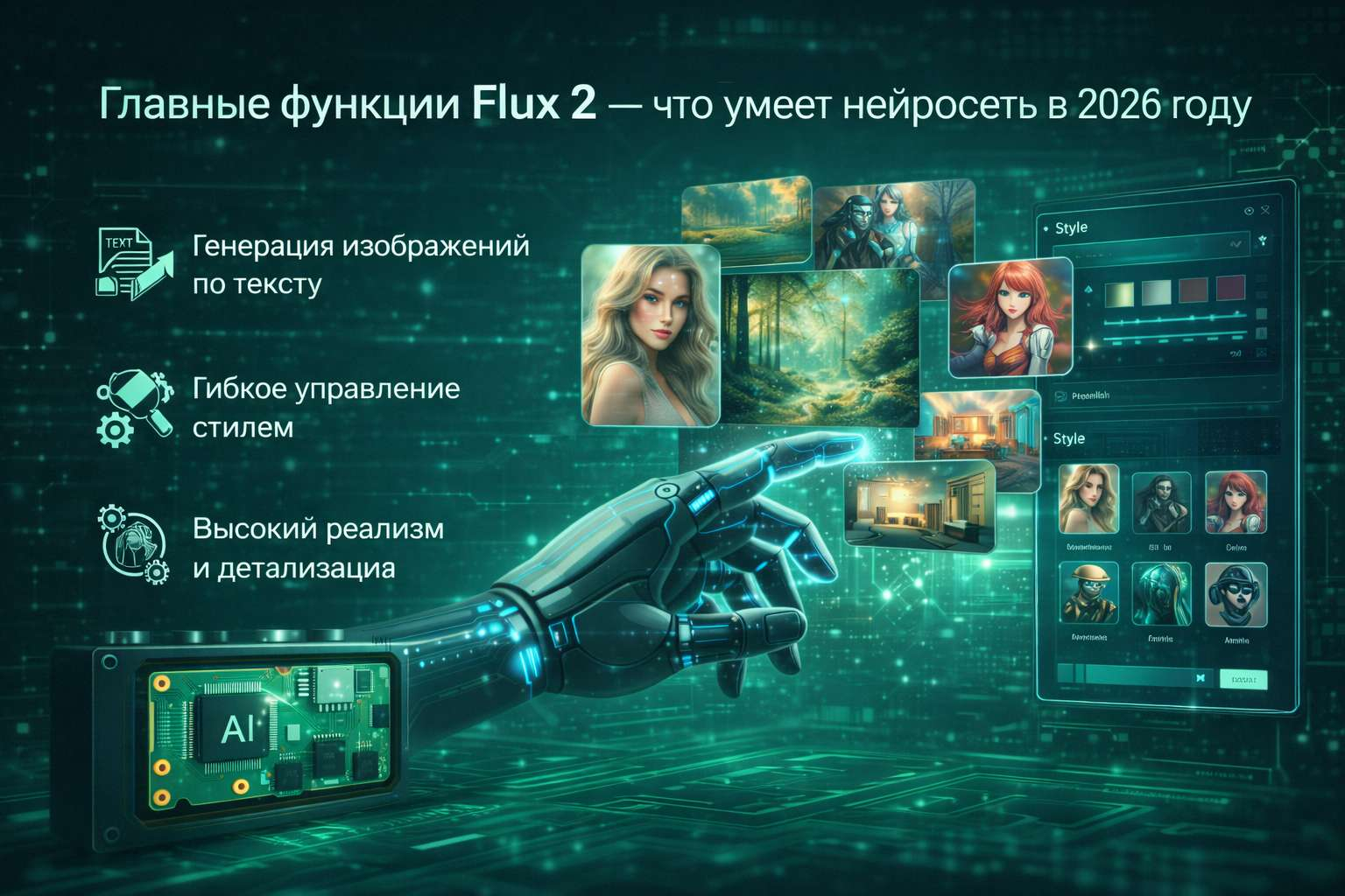 Главные функции Flux 2 - что умеет нейросеть в 2026 году