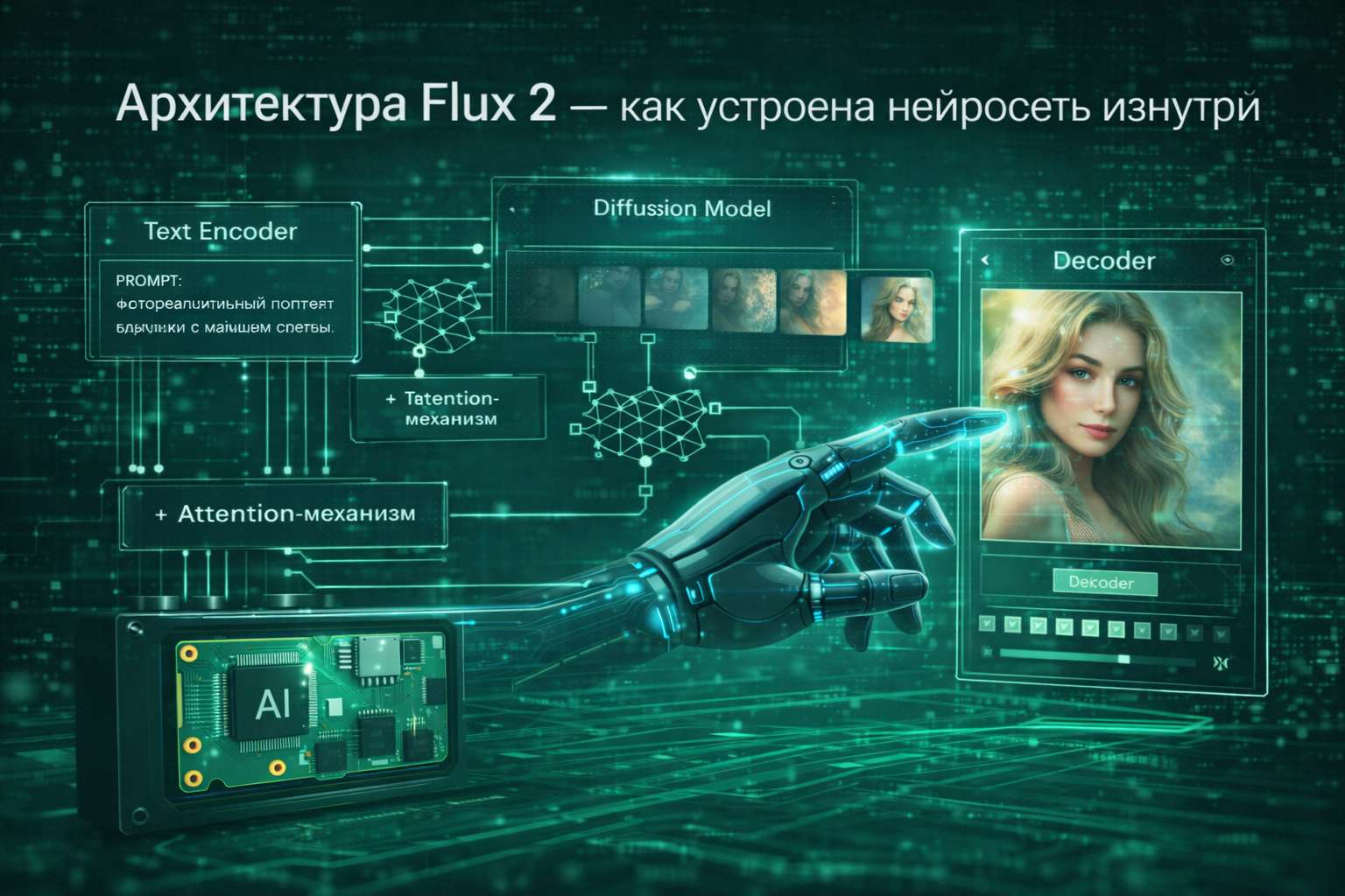 Архитектура Flux 2 - как устроена нейросеть изнутри