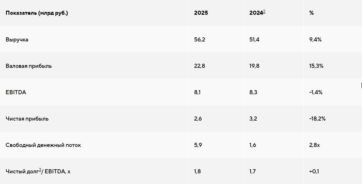 IEK GROUP публикует финансовые результаты за 2025 год: выручка увеличилась на 9,4%