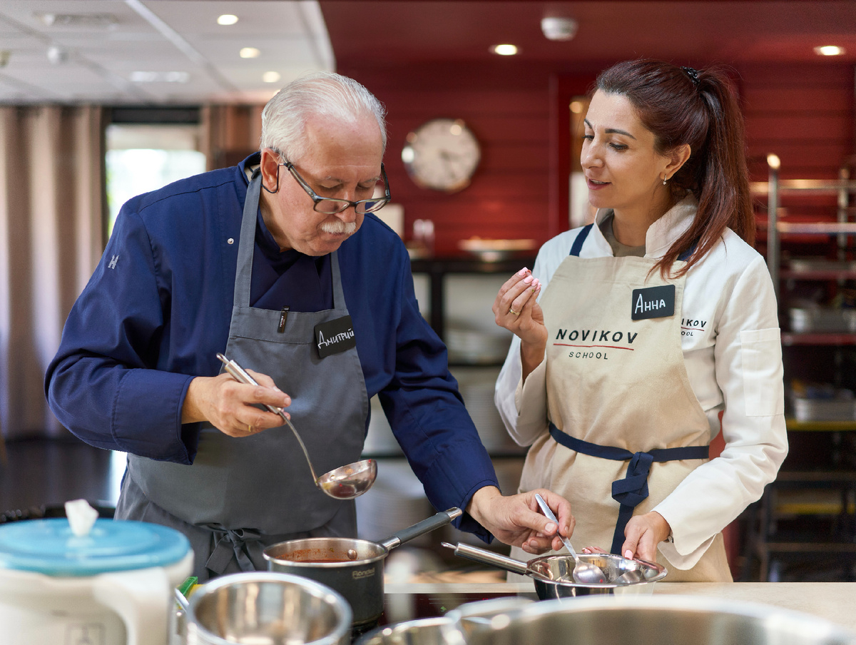 Кулинарные мастер-классы в школе Аркадия Новикова | Источник: novikovspace.com