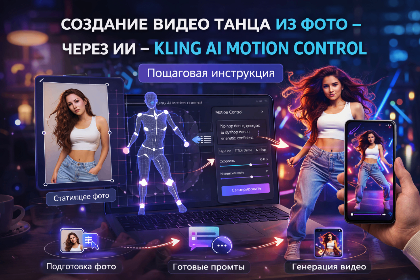 👉Создать ИИ видео танец из фото сейчас