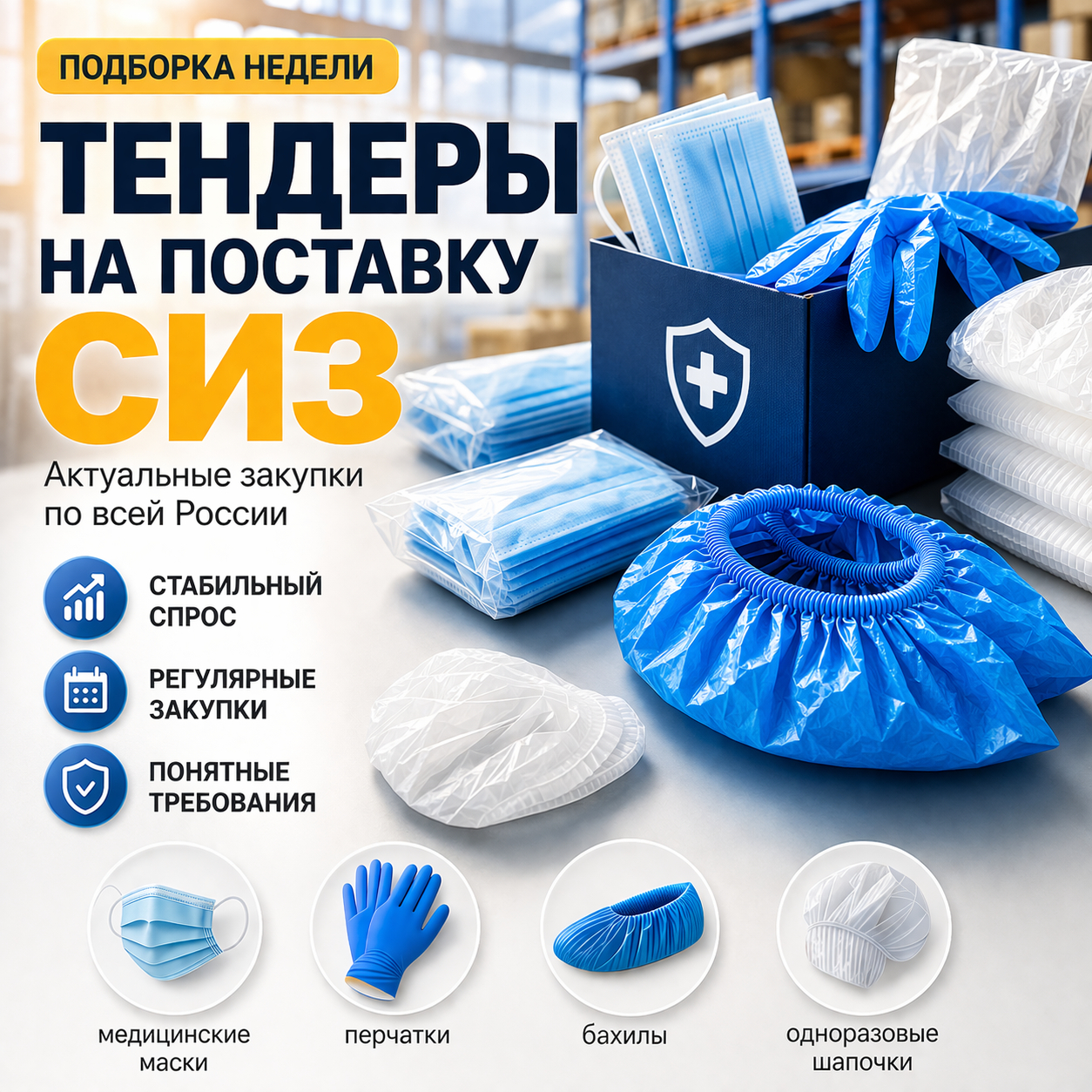 Тендеры на поставку СИЗ