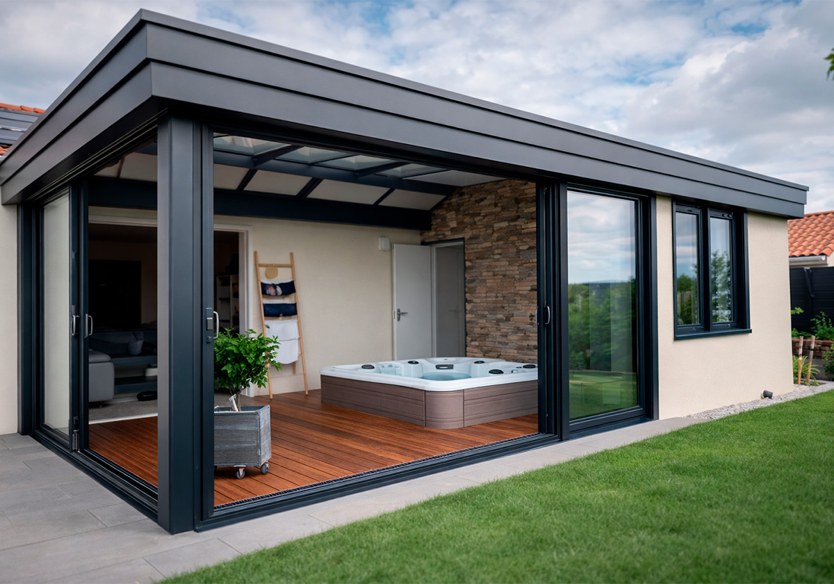 Пример оформления веранды