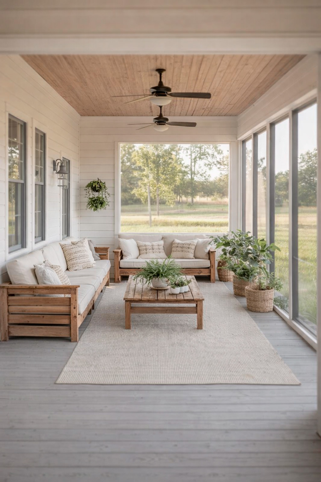 Пример оформления веранды для отдыха