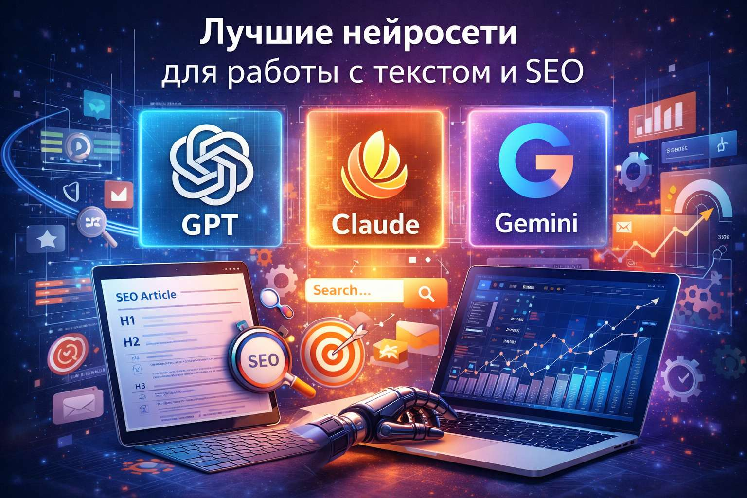 Лучшие нейросети для работы с текстом и seo