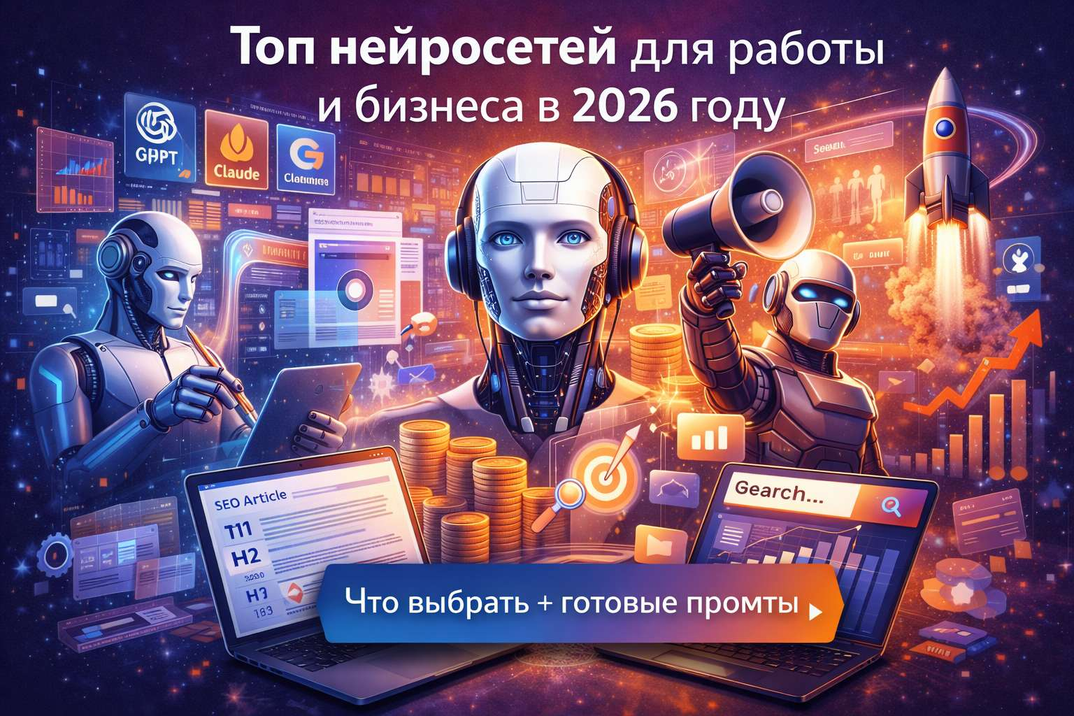 👉Топ нейросетей для работы и бизнеса