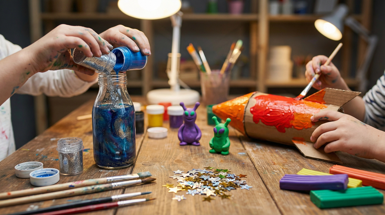 Создаем «космос в бутылочке»