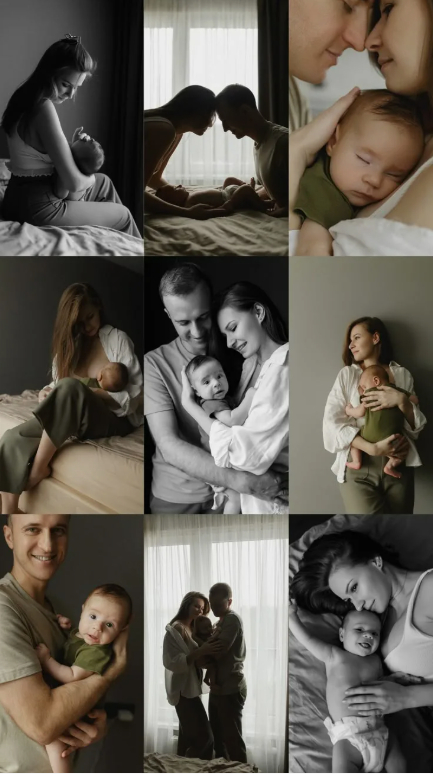 Промпты для ньюборн-фотосессии в нейросети ИИ бесплатно: ТОП-20 идей