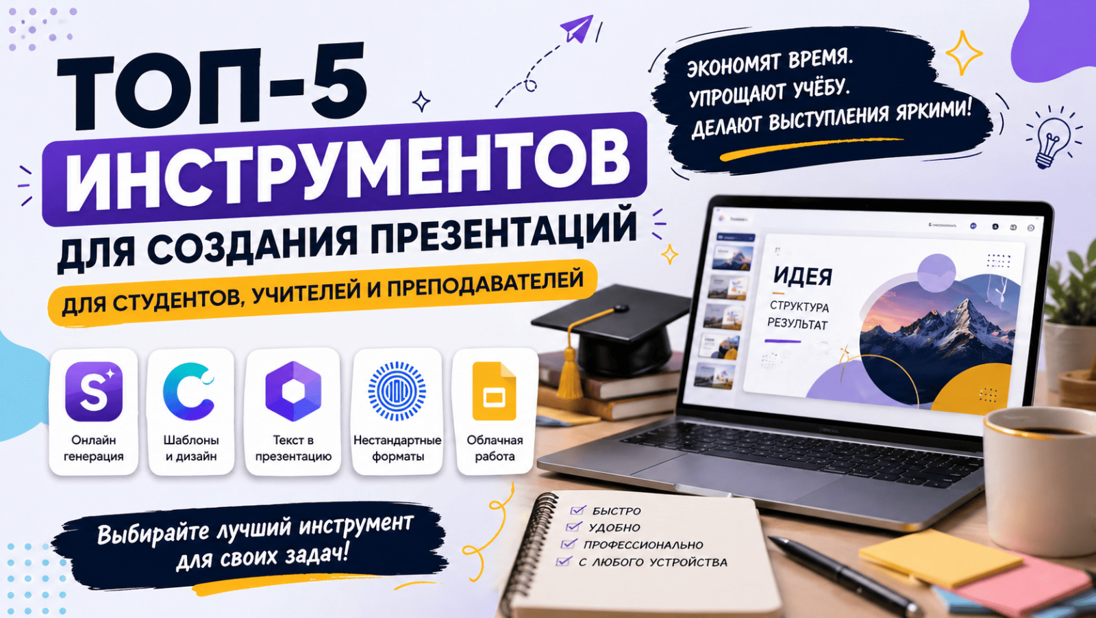 Топ 5 инструментов для создания презентации