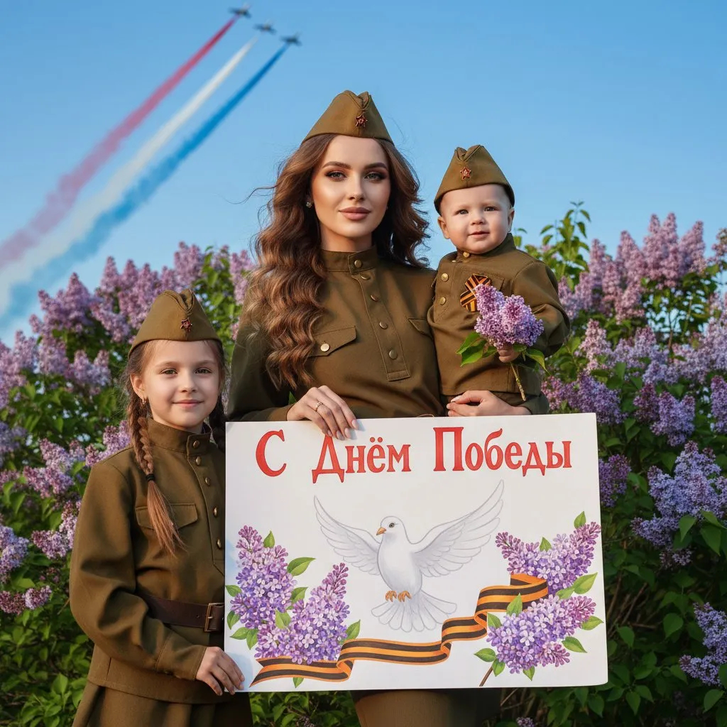 Фото на 9 мая ИИ с Imagify.ru