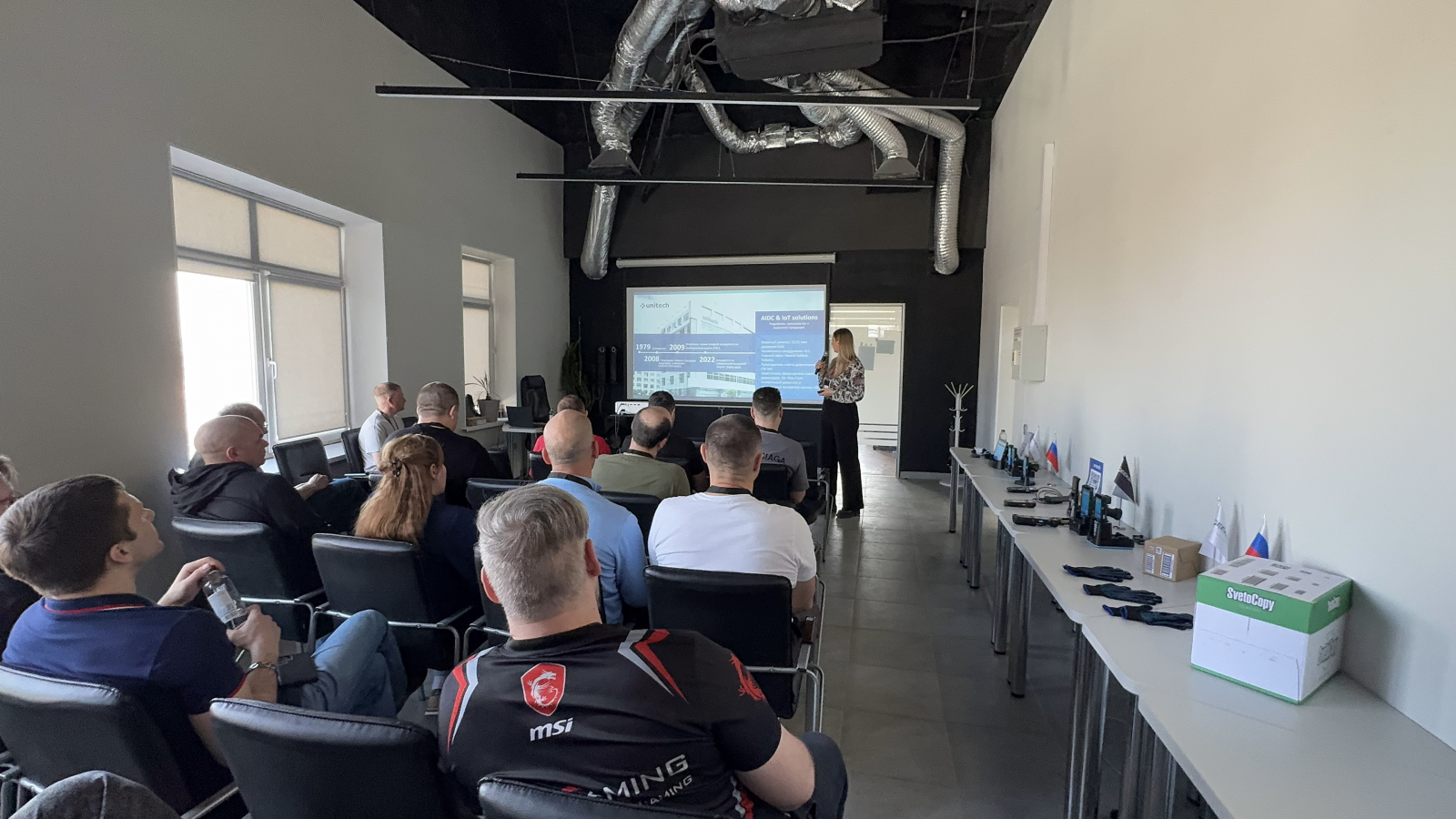 мероприятие Geekspace и Unitech