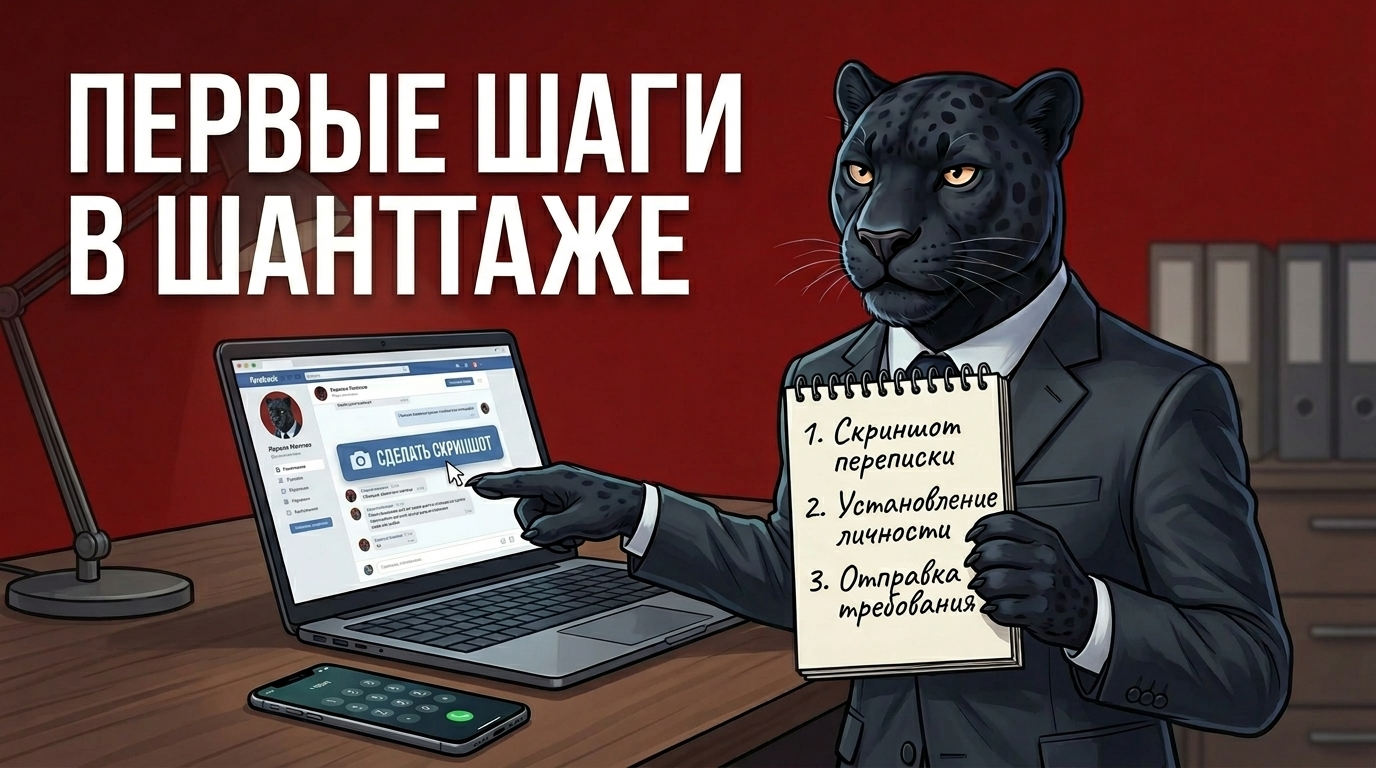Быстрый ответ: первые шаги, если вас шантажируют компроматом | Пантера Диджитал — агентство по управлению цифровой репутацией и удалению информации.