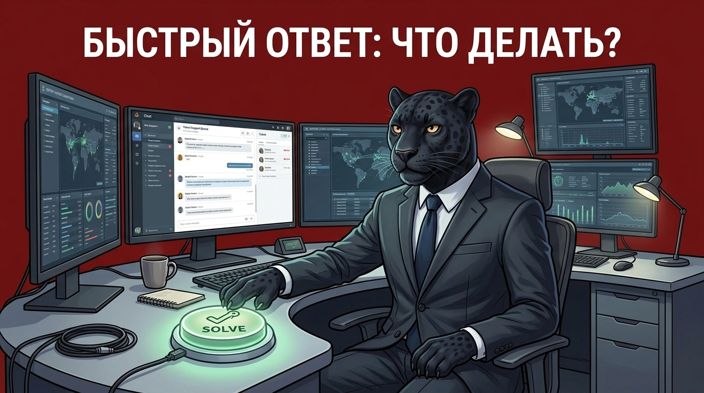 Быстрый ответ: что делать прямо сейчас | Пантера Диджитал — агентство по управлению цифровой репутацией и удалению информации.