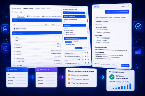 Модуль реконсиляции на платформе NCW RU