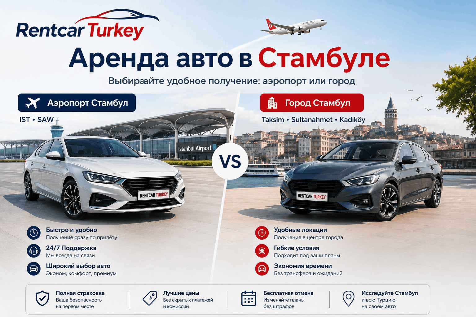 Аренда автомобиля в Стамбуле.