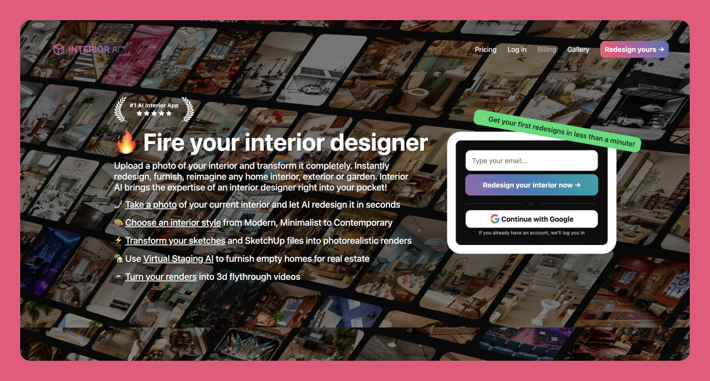 Interior AI – полное изменение интерьера до/после
