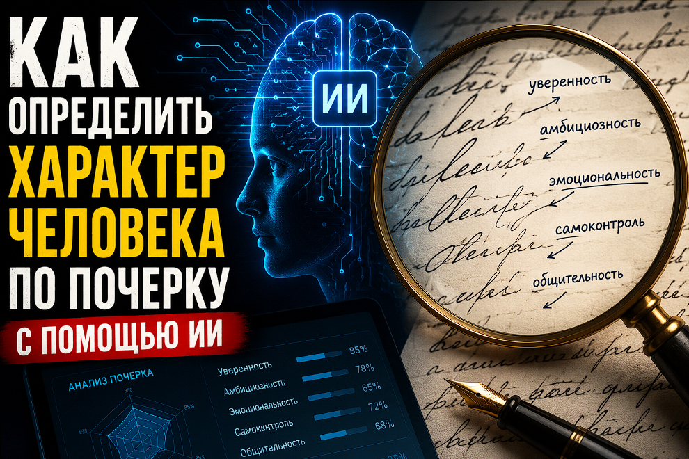 Как узнать характер по почерку? Ответит ИИ!