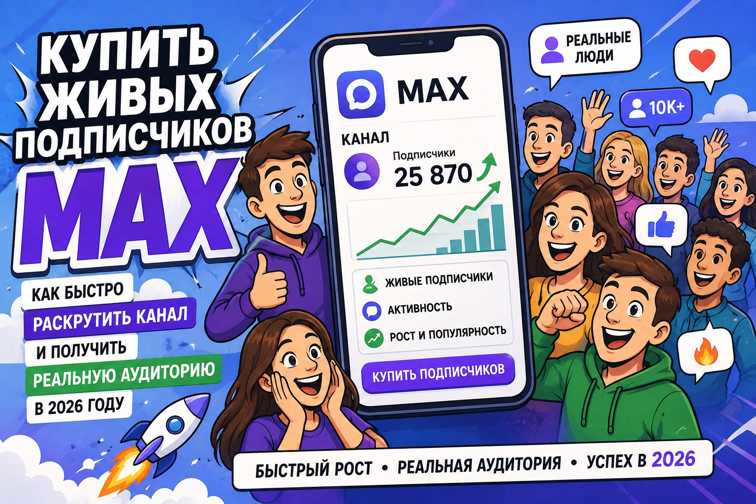Как продвигать канал в MAX и получать подписчиков без накруток