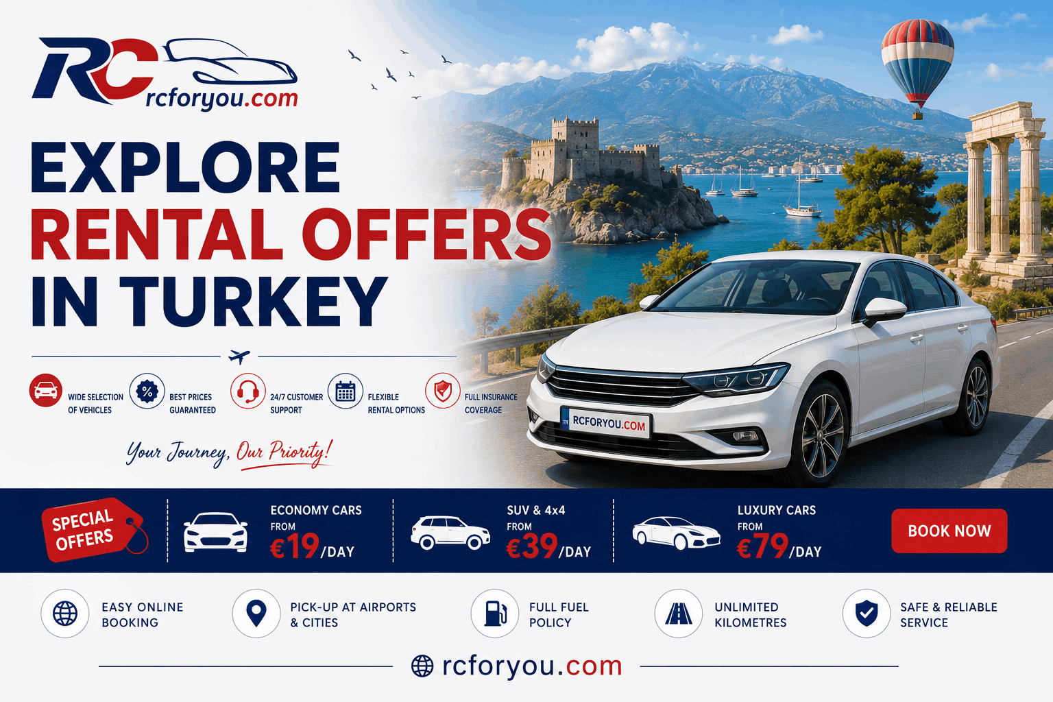 Car Hire in  Turkey