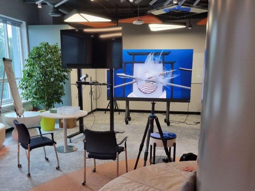 COB LED экран All-in-One в филиале Сбербанка - Рязань