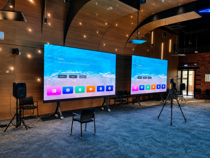 COB LED экраны All-in-One в филиале Сбербанка - Санкт-Петербург