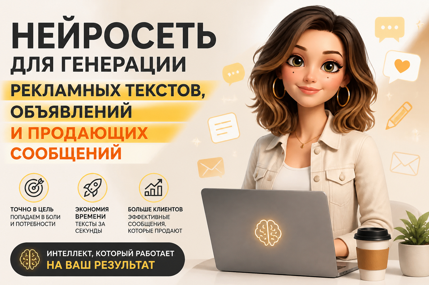 Нейросеть для генерации рекламного текста