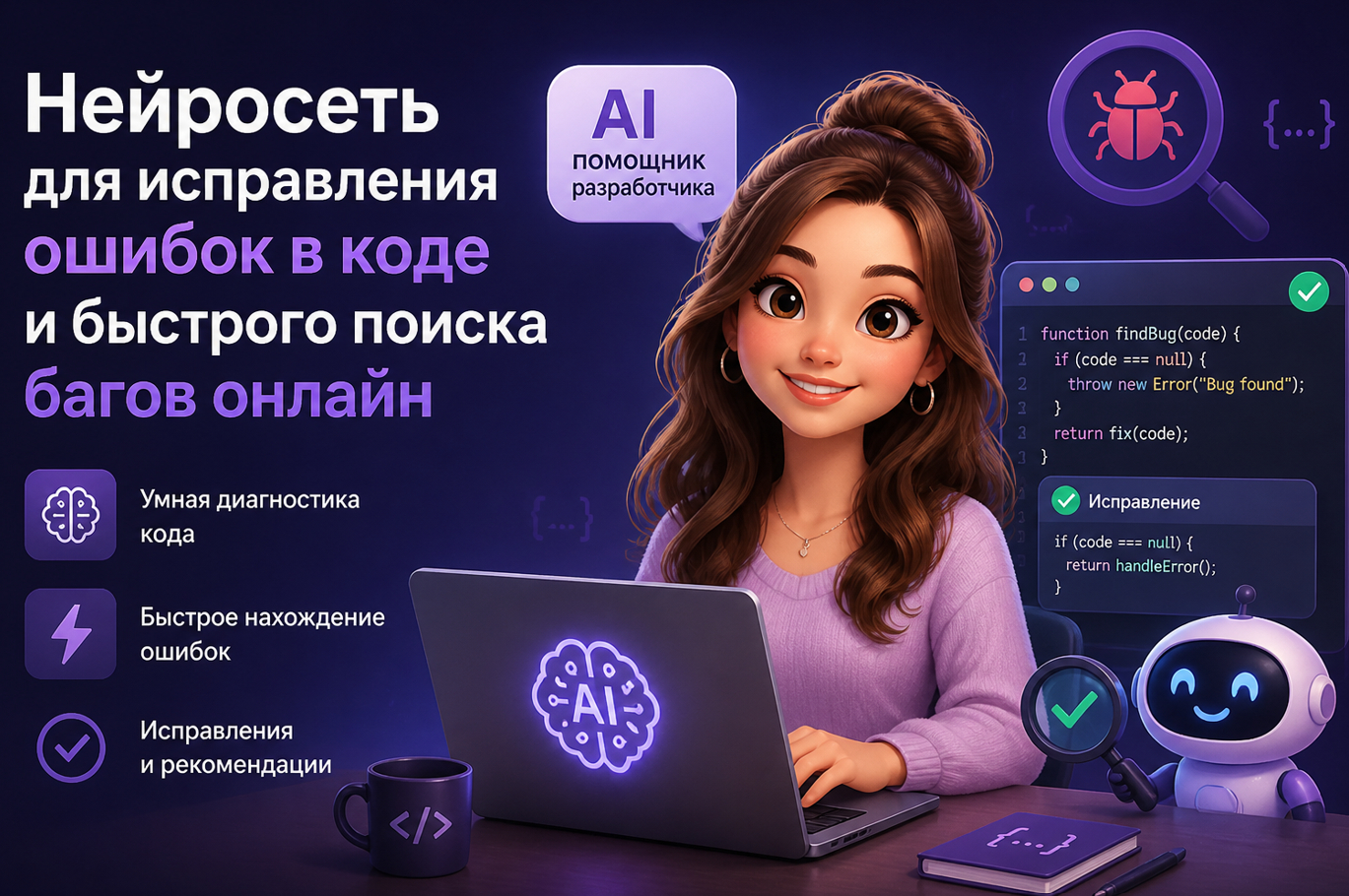 Нейросеть для исправления ошибок в коде