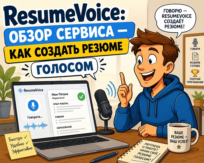 Создать резюме бесплатно голосом