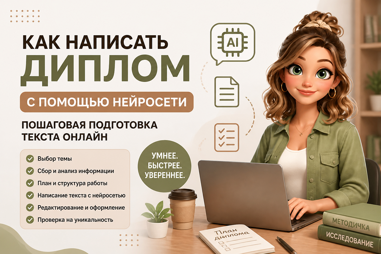 Как написать диплом с помощью нейросети