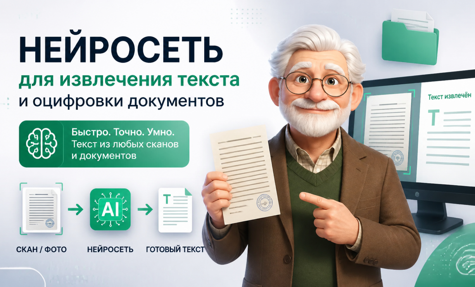 Нейросеть для распознавания текста в скане онлайн