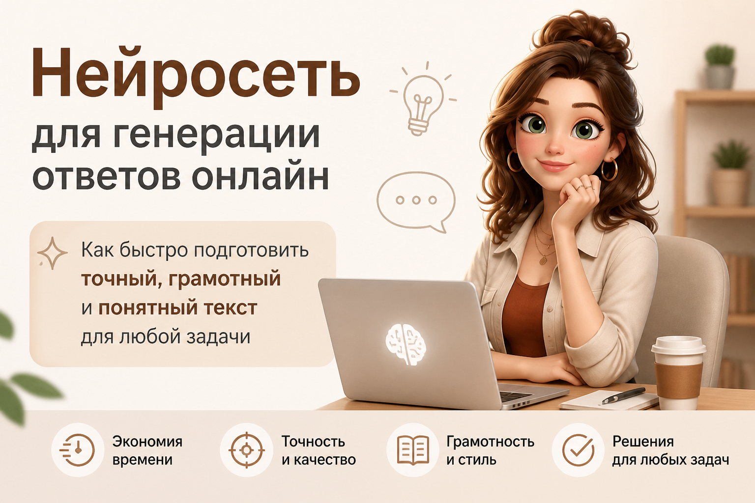 Нейросеть для генерации ответов онлайн