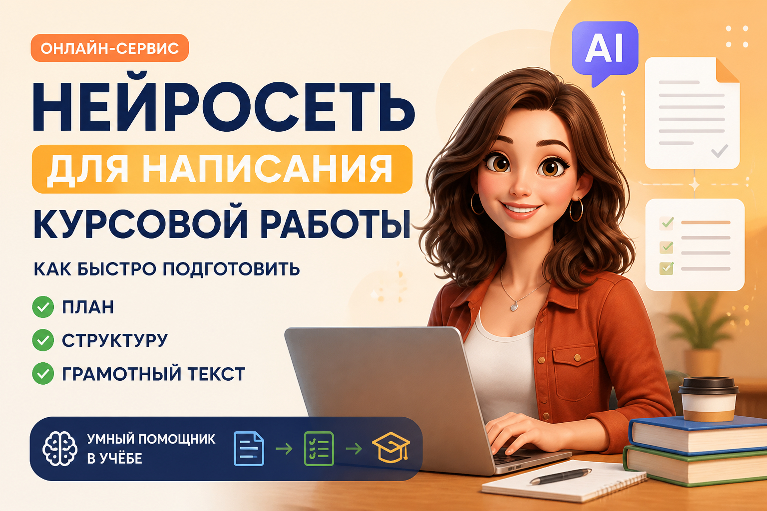 Нейросеть для написания курсовой работы онлайн