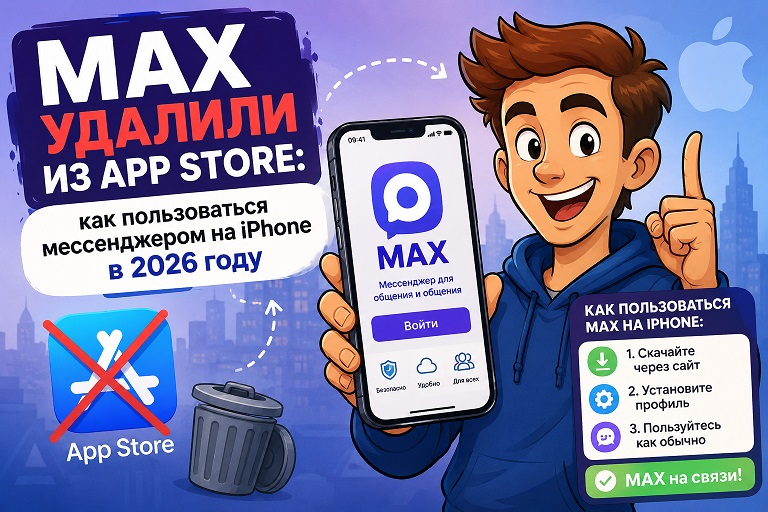 MAX мессенджер удалили из App Store: как пользоваться мессенджером на iPhone в 2026 году - Пошаговая инструкция