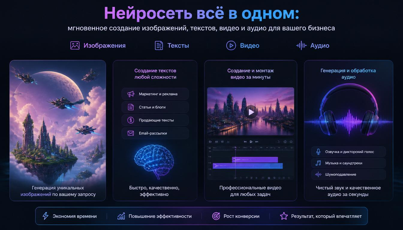 Нейросеть все в одном