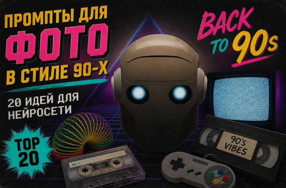 Нейросеть для фото в стиле 90-х