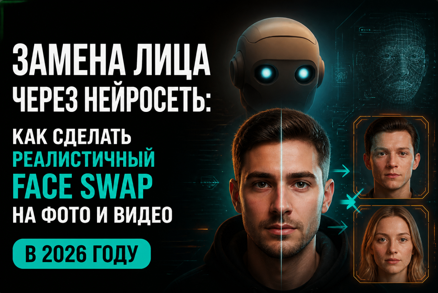 DeepFake и замена лица через нейросеть