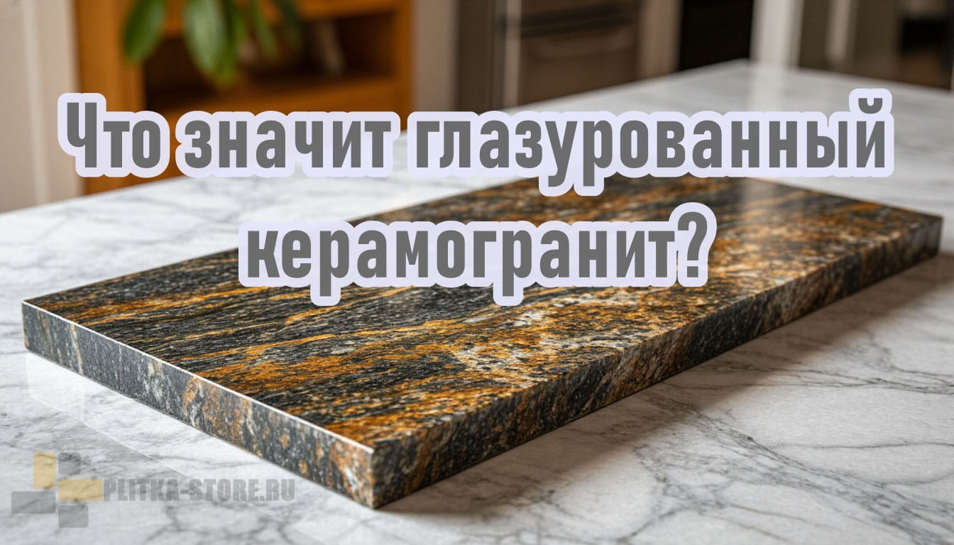 Что значит глазурованный керамогранит?
