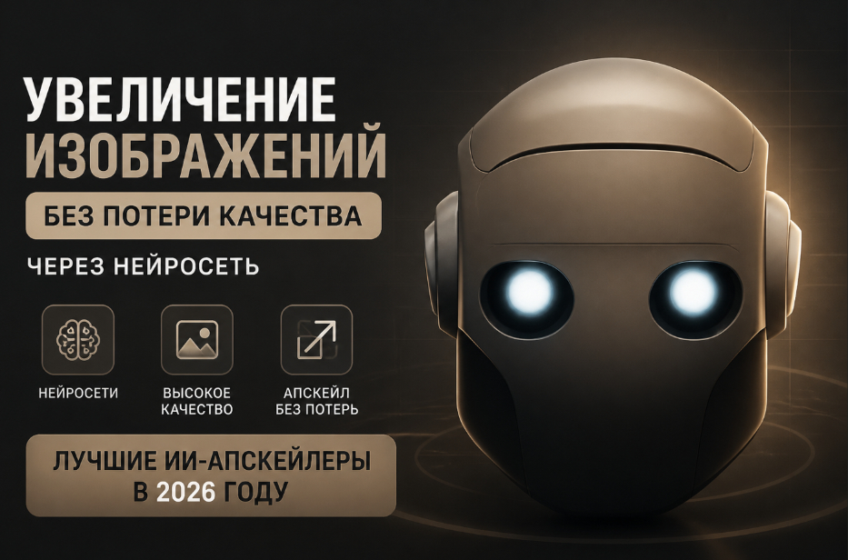 Увеличение фото с помощью нейросети