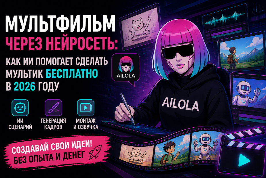 Как создать мультфильм через нейросеть бесплатно