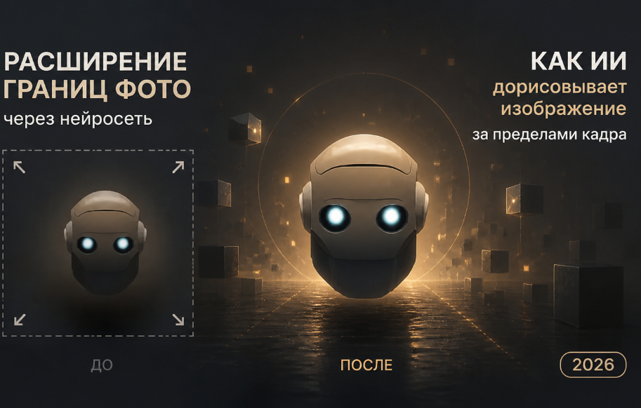 Расширение фото через нейросеть