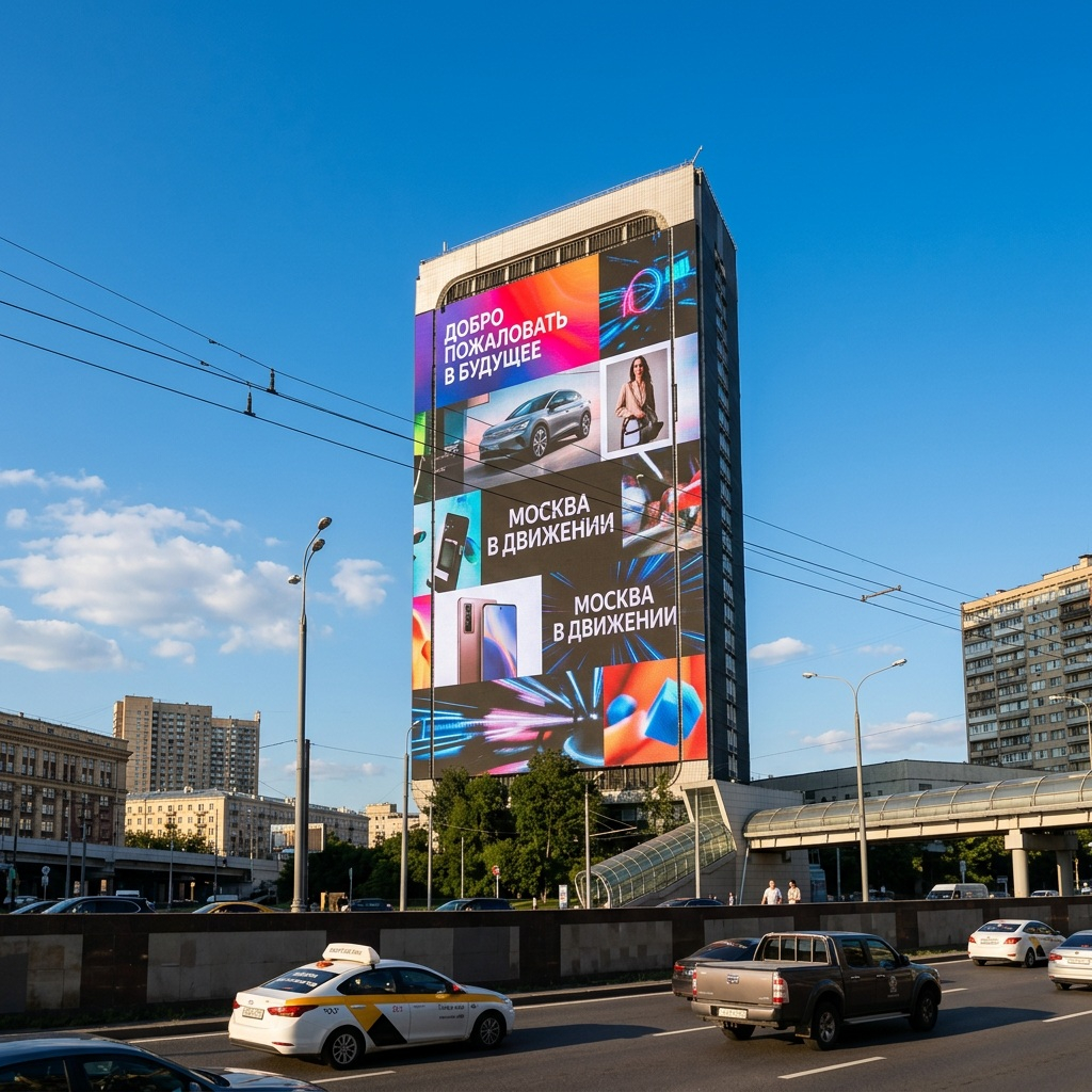 🏆 Maer стал оператором главного медиафасада Москвы