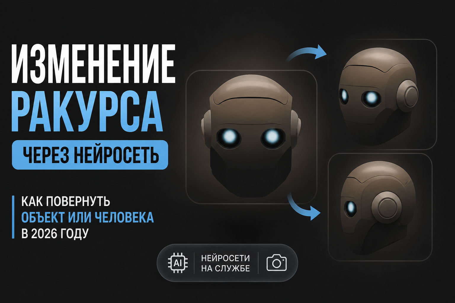 Как изменить ракурс фото через нейросеть