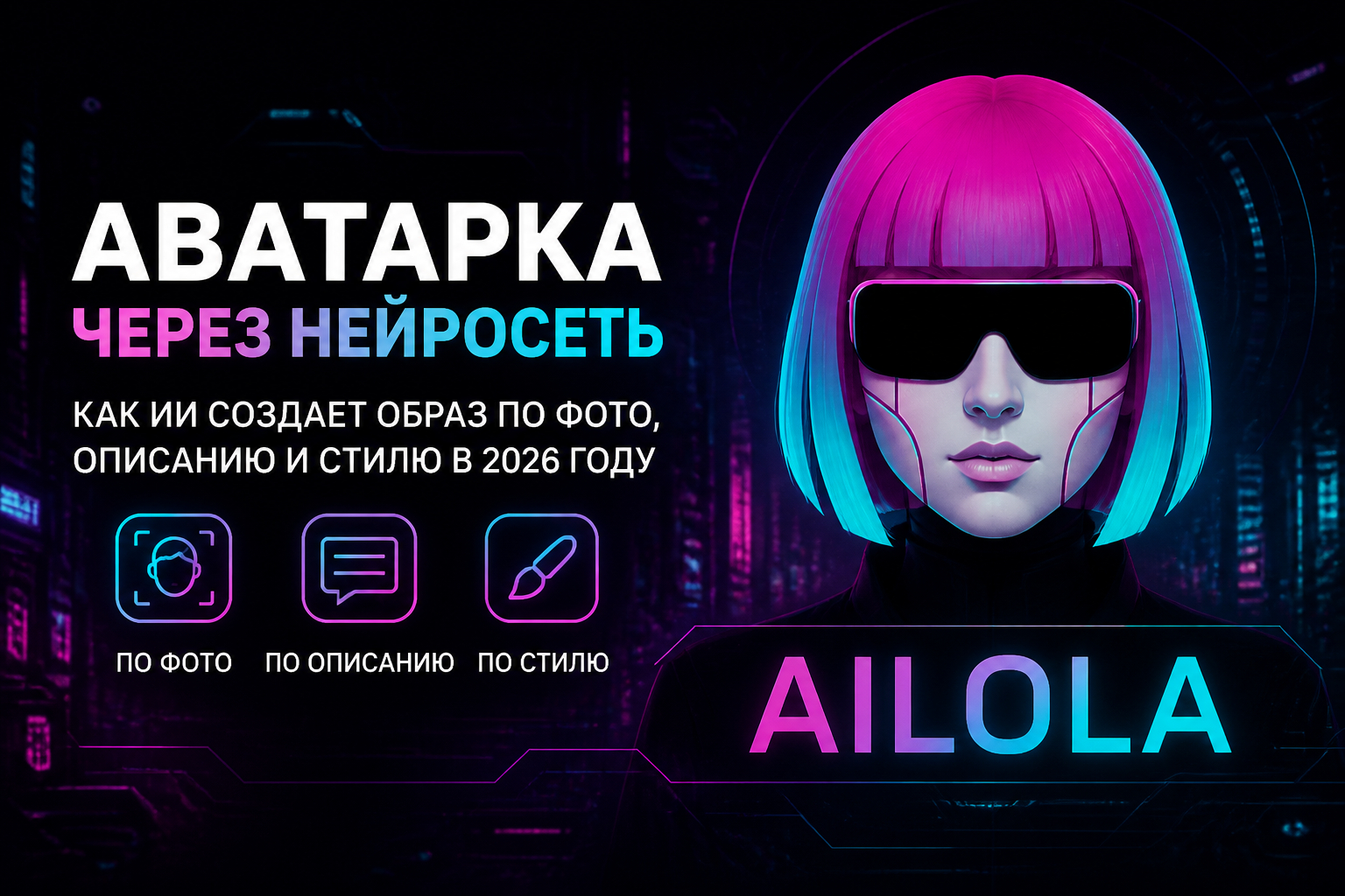 Аватар через нейросеть